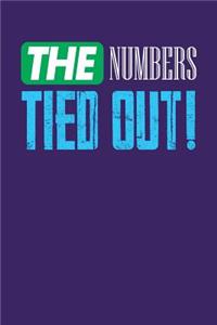 The Numbers Tied Out!: Dark Purple, Green & Blue Design, Blank College Ruled Line Paper Journal Notebook for Accountants and Their Families. (Bookkeeping and Tax Season 6 