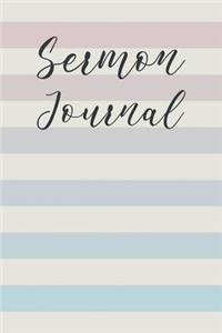 Sermon Notes Journal