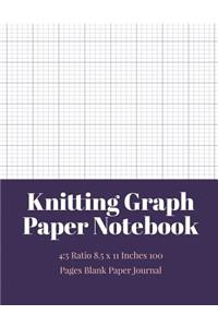 Knitting Graph Paper Notebook