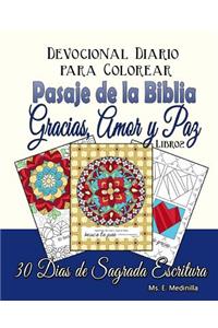 Devocional Diario para Colorear Pasajes de la Biblia