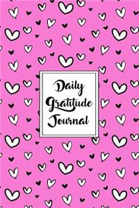 Gratitude Journal Scribbly Hearts Pattern 6