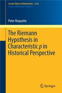 Riemann Hypothesis in Characteristic P in Historical Perspective