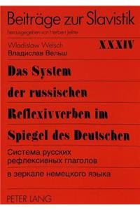 Das System Der Russischen Reflexivverben Im Spiegel Des Deutschen