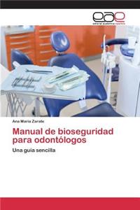 Manual de bioseguridad para odontólogos