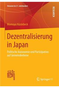 Dezentralisierung in Japan