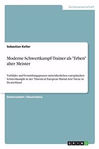 Moderne Schwertkampf-Trainer als 