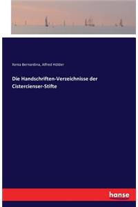 Handschriften-Verzeichnisse der Cistercienser-Stifte