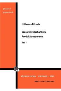 Gesamtwirtschaftliche Produktionstheorie