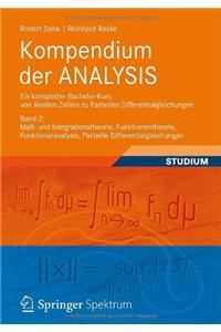 Kompendium Der Analysis - Ein Kompletter Bachelor-Kurs Von Reellen Zahlen Zu Partiellen Differentialgleichungen