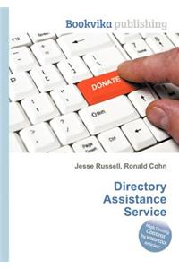 Directory Assistance Service