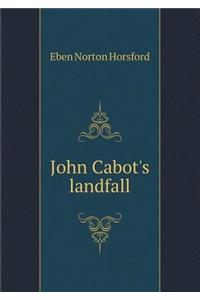 John Cabot's landfall