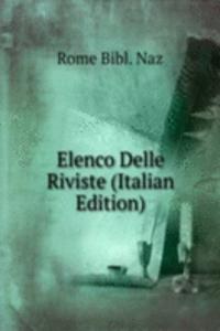 Elenco Delle Riviste (Italian Edition)