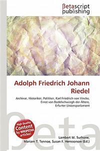 Adolph Friedrich Johann Riedel