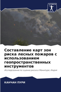 Составление карт зон риска лесных пожаров