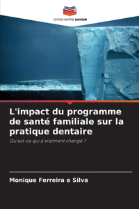 L'impact du programme de santé familiale sur la pratique dentaire