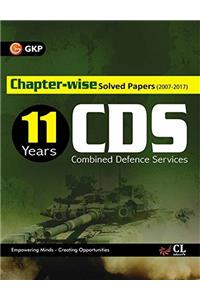 11 Years CDS Chapter-wise Solved Papers (2007-2017) 2018