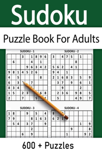 Sudoku Puzzle Book For Adults