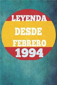 Leyenda Desde Febrero 1994