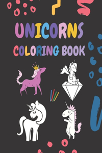 Unicorns Coloring Book