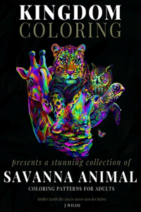 Collection of Savanna Animal Coloring Patterns for Adults