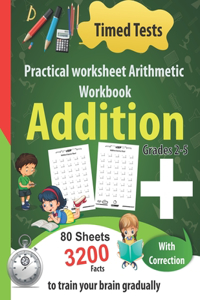 Addition Practical worksheet Arithmetic Workbook