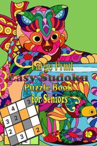 Large Print Easy Sudoku Puzzle Book for Seniors