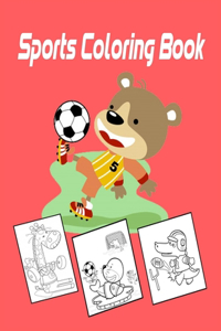 Sports Coloring Book