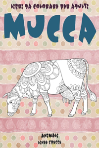 Libri da colorare per adulti - Linee spesse - Animali - Mucca