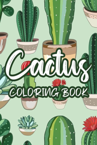 Cactus Coloring Book
