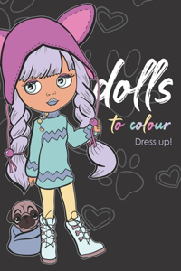 Doll to Colour Dress Up!