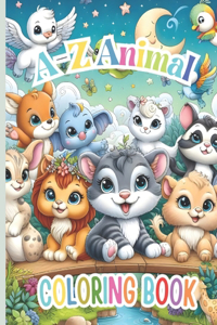 A-Z Animal Coloring Book -A-Z Animals