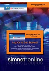 Simnet for Office 2007 Proficiency Registration Card