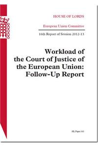 Workload of the Court of Justice of the European Union