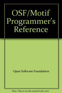OSF/Motif Programmer's Reference Release 2.0