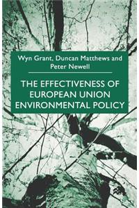 Effectiveness of European Union Environmental Policy