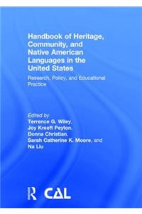 Handbook of Heritage, Community, and Native American Languages in the United States