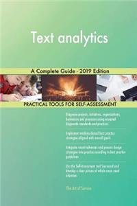 Text analytics A Complete Guide - 2019 Edition