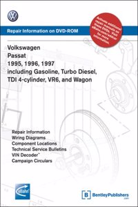 Volkswagen Passat 1995, 1996, 1997: Repair Manual on DVD-ROM: Including Gasoline, Turbo Diesel Tdi 4-Cylinder, Vr6, and Wagon