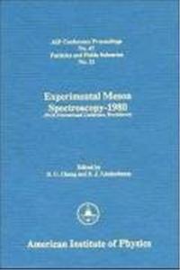Experimental Meson Spectroscopy 1980