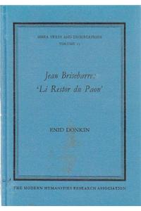 Jean Brisebarre: 'Li Restor Du Paon'