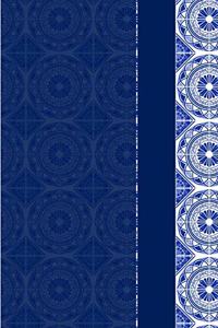 (Revised) Fancy Blue Print Password Notebook