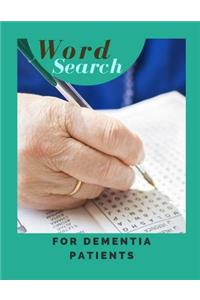 Word Search For Dementia Patients