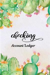 Checking Account Ledger