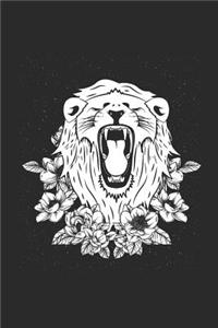 Lion With Flowers