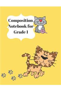Composition Notebook for Grade 1