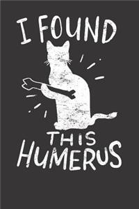 Cat Kitten Humerus Bone Notebook Journal: Cat Kitten Humerus Bone Notebook Journal College Ruled 6 x 9 120 Pages