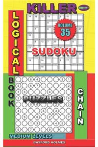 Logical book. Killer sudoku. Chain puzzles. Medium levels.