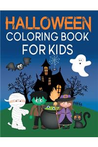 Halloween Coloring Book For Kids: A Spooky Coloring Book For Creative Children
