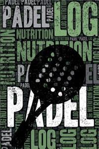 Padel Nutrition Log and Diary