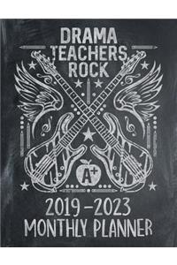 Drama Teachers Rock 2019 - 2023 Monthly Planner